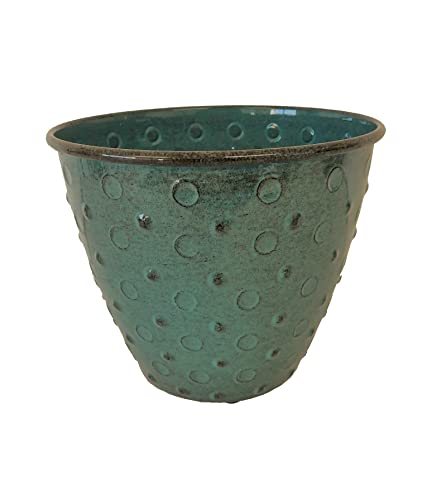 Robert Allen by Headwind - Ironstone Mandalay Glazed Metal Planter