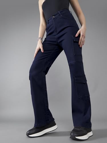 Image of Dolce Crudo High Rise Wide Leg Jeans for Women