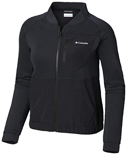 Columbia Women's Bryce Canyon Cropped Full Zip, Black, Medium