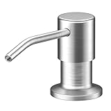 Built in Sink Soap Dispenser or Lotion Dispenser for Kitchen Sink Stainless Steel Kitchen Sink Soap Dispenser Brushed Nickel Bar Sink Soap Dispenser with 17OZ Bottle