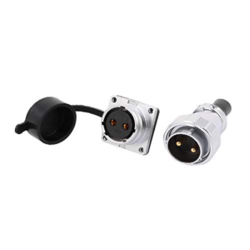 Conector de aviación XA24 AC500V 50A con cubierta de goma miniatura 1