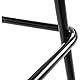 Bolero Scandi Hochhocker (2er-Pack), Schwarz, Sitzhöhe: 760 mm, Stahlrahmen & Holzsitz, FB873