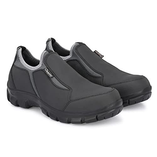 Ozarro-Black-Genuine-Leather-Steel-Toe-Safety-Shoe-S4433