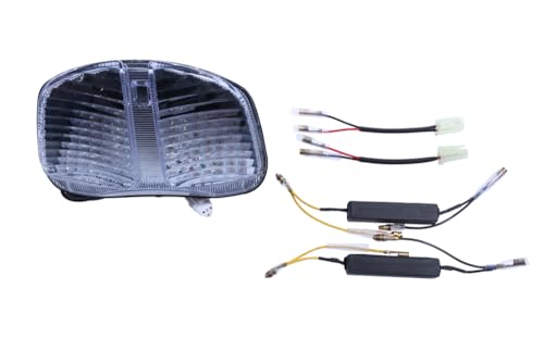 Feu stop LED GSXR 600 2006 feu arrière blanc avec clignotant