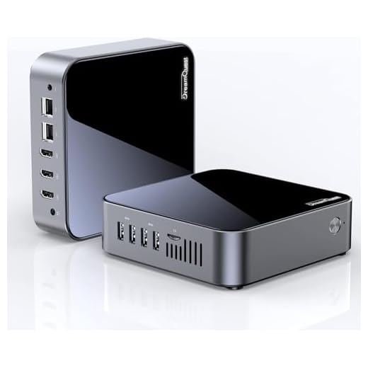 DreamQuest Mini PC Windows 11 Pro vorinstalliert Intel 12.Gen N95(bis zu 3,4GHz) 16GB DDR4 RAM 512GB M.2 SSD Micro Desktop Computer,4K HDMI/USB 3.2/Gigabit Ethernet/WiFi 5/für Business Heimkino