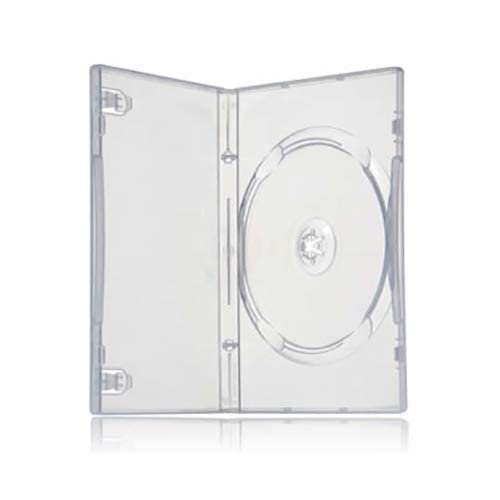 14mm Single Clear Standard DVD Case with Outter Clear Sleeve (20)