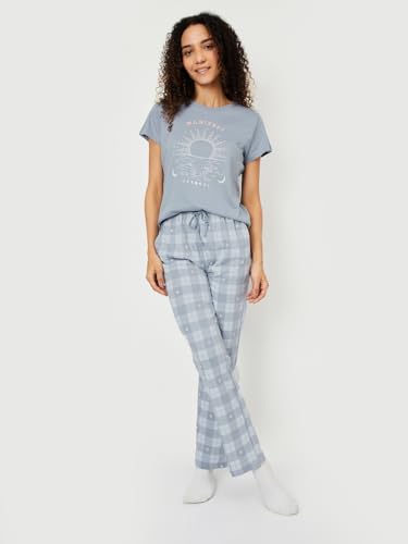 Image of Max Plus Size Women Printed PJ Set
