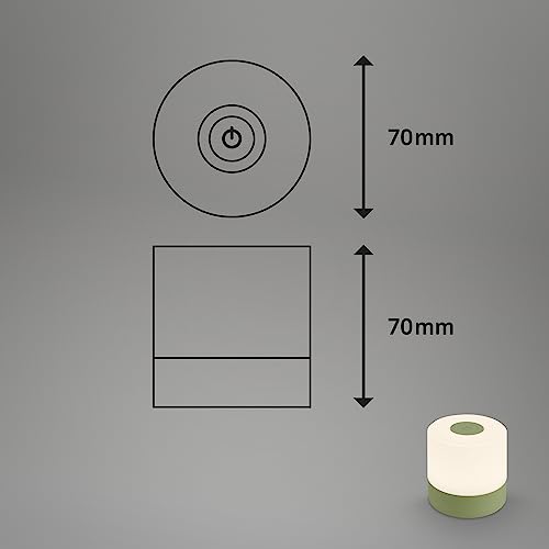 Lampe de bureau tactile Briloner à intensité variable avec batterie - 6