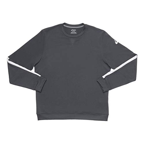 ASICS French Terry Crew, TEAM STEEL GREY, Medium