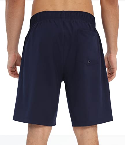 Image of HOdo Mens Swim Trunks with Mesh Liner 9 inch Quick Dry Swim Shorts Bathing Suits for Men Swimwear Board Shorts wiht Pockets