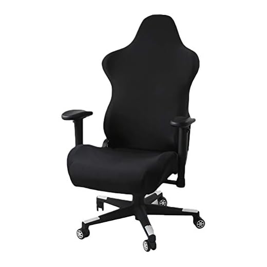 Lseqow Silla giratoria para juegos, Internet Bar giratoria, universal, de manga corta, asiento grueso, altura regulable, respaldo y reposapiés