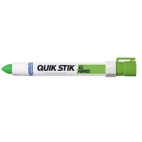 Markal 61042 Quik Stik All Purpose Solid Paint Marker, Fluorescent Green (Pack Of 12) #TOP1
