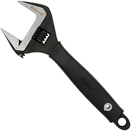 Proferred Plumbing Adjustable Wrench, Black Phosphate Finish, 4 Available Size Options 6-inch, 8-inch, 10-inch, 12-inch - T08002