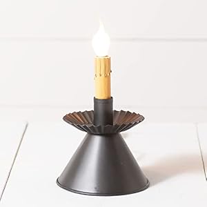 Irvin's Tinware, K20-11SM, Cone Accent Light in Smokey Black, Colonial Style Accent Light Irvins Tinware K20 11SM Cone Accent Light in Smokey Black Colonial Style Accent Light