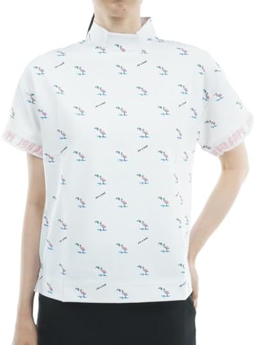 Jun & Ropé フラミンゴ柄半袖モックプルオーバー JUN&ROPE'｜フラミンゴ柄半袖モックプルオーバー | Rakuten Fashion