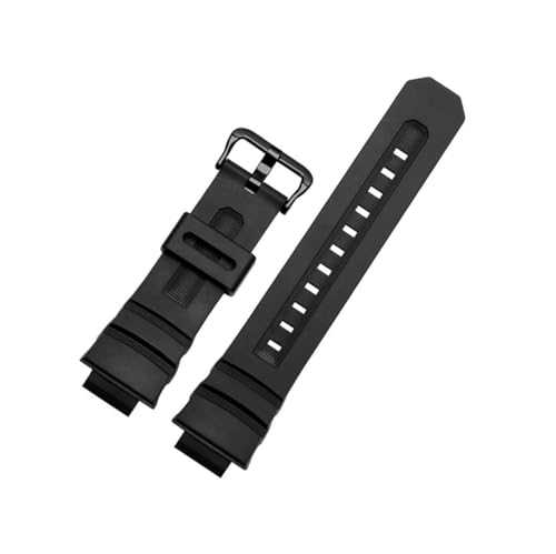 16mm�����X�|�[�c�h���x���g�ɓK������Casio G-SHOCK AW-591 AW-590 AWG-M100 101(Black black buckle)