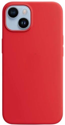 Image of Premium Liquid Silicone Case for iPhone 11 - Slim Full Body Protective Back Cover with Soft Microfiber Lining, Anti-Slip Grip Scratch Resistant Phone Case(Red)