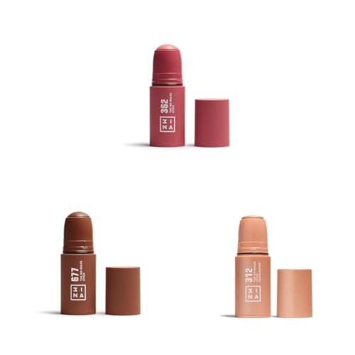 MAKEUP - The No-Rules Stick 362 + The 677 + The Highlighter 312 - Blush in & Illuminante - per Occhi Labbra e Guance - dal Finitura na crema