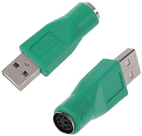 Sourcingmap 2 Pezzi Mouse Tastiera USB A Femmina A PS/2 Maschio Adattatore Convertitore Verde - Foto 10