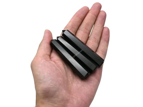 Image of Crystal Heaven Certified Black Obsidian Crystal Tower Obelisk Point for Chakra, Healing and Balancing - AAA Grade Original Certified Gemstone Agate for Reiki Meditation Yoga Spiritual (3-4 Inches)