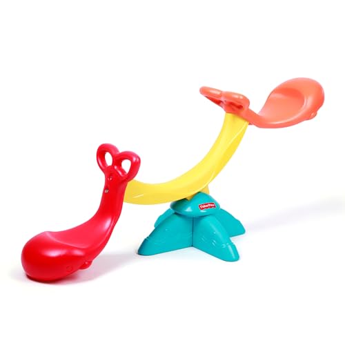 Fisher-Price: Happy Whale Seesaw - 360 Spinning Teeter Totter, Whale-Shaped Seat, Playground Toy, Indoor & Outdoor, Grow'n Up, Kids-Toddlers Ages 2+