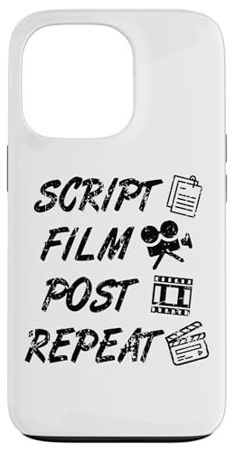 Ya en manzanajugosa.com: Carcasa para iPhone 13 Pro Guión Película Post Repetición Productor de vídeo Cineasta