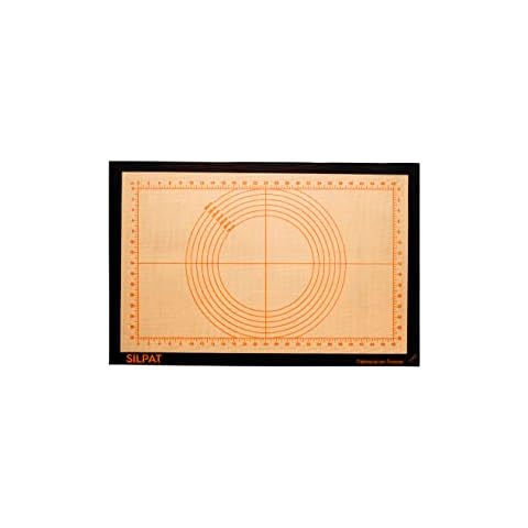 Silpat The Original Perfect Pastry Non-Stick Silicone Countertop Workstation Mat, 15-1/8" x 23" Cover