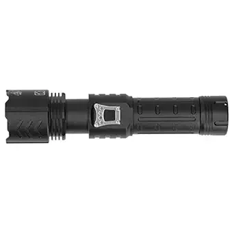 UBERSWEET Flashlight, 3000Lm Tail Window Breaking Hammer Design Electric Torch, for Camping Night Lighting
