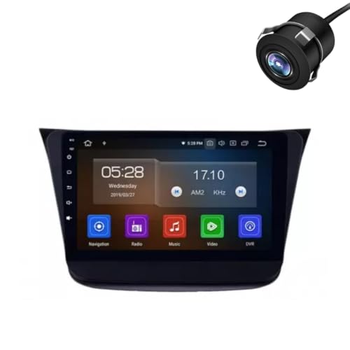 Image of Modorwy Original QLED 9 inch Zlink Car Android Stereo | OS 13 | 2GB+32GB | Display Support Car Play & Android Auto | incl. AHD Rear Camera & Frame Compatible with Maruti Wagon-R- 1 Year Warranty