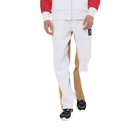 PUMA X Ader Pants M White, bas de jogging blanc en coton pour homme
