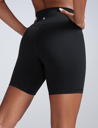 CRZ YOGA Women Butterbreeze Athletic Biker Shorts 6 Inches - High Waist Workout Gym Running Volleyball Yoga Spandex2