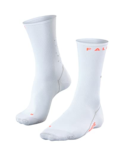 Falke, Unisex, BC Impulse Splashes Crew Cut, White, 6.5-8.5