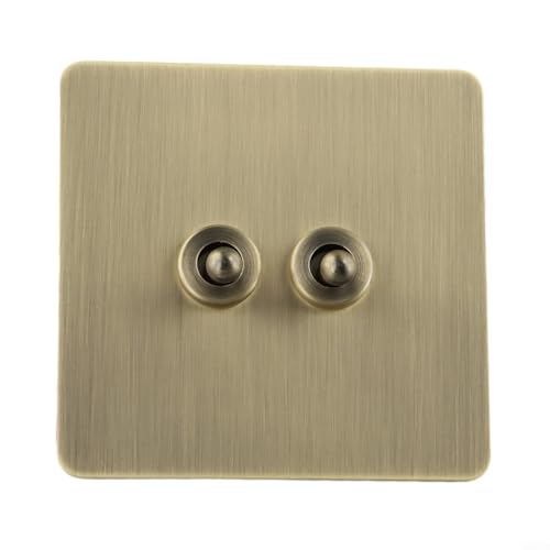Panel de interruptor tipo 86 de bronce verde para sustituir marcos de plástico 3