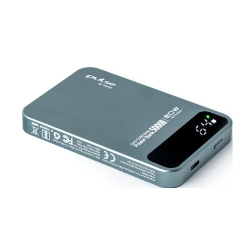 Image of Pulse by Tekne Semi-Solid State Power Bank | Wireless Charging of iPhones | Wired Charging of Android Phones |PCB Design (5000, Milliamp Hours)