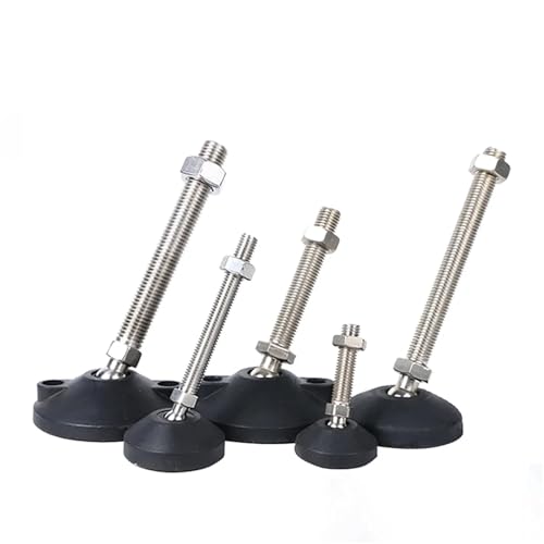 Pie ajustable de nivelar patas de muebles D40 D50 con amortiguación 4