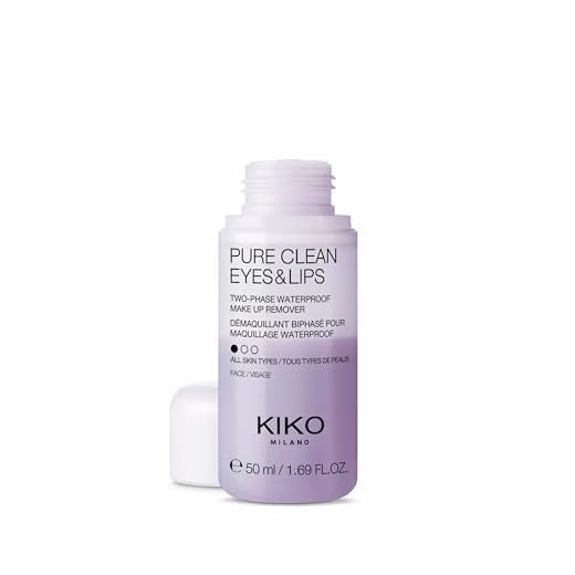 KIKO Milano Pure Clean Eyes & Lips Mini | Desmaquillante Bifásico Para Ojos y Labios, En Formato Mini