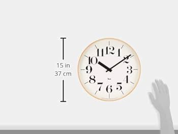 【新品】RIKI CLOCK WR-0401L Lemnos RIKI CLOCK L WR-0401 L Natural Wall Clock From Japan