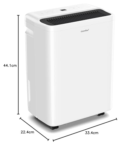 COMFEE' Dehumidifier 12L Dehumidifiers for Home Dehumidifier and HEPA Air Purifier Quiet 39dB APP Control 24 Timer dehumidifier Continuous Drainage Laundry Drying Low Energy Consumption Air Dryer Pro - Image 14