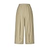 Women's Capris Casual Wide Leg Pants Baggy Summer ... #4