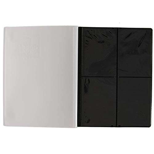 Monster Binder - 4 Pocket Trading Card Album - Matte White (Anti-theft Pockets Hold 160+ Yugioh, Pokemon, Magic the Gathering Cards) - Thumbnail 4