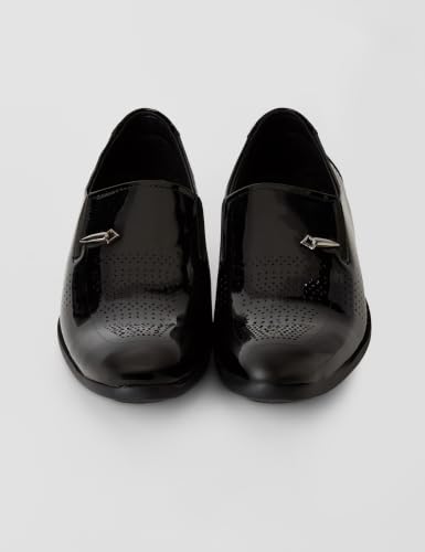Image of Centrino Mens 9563 Centrino Men Glossy Formal Shoes |Slip-On Design with Cushioned Insole for Comfort |Craftsmanship for All-Day Elegance 9563-2