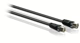 Tipo de conector macho/hembra Philips SWV2755T/10 - Cable coaxial (Pal M, macho/hembra, Pal F, níquel), color negro