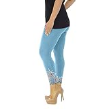  LEEDY Yoga Pants & Leggings - Leggings - Donna Himmelblau XL