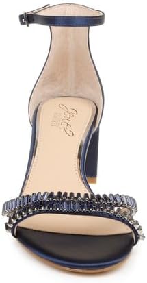 Jewel Badgley Mischka Joanne Strappy Block Heel - Image 5