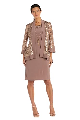 Image of R&M Richards Women's The Opulence Jacket Dress