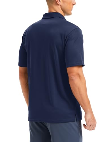 Cavva Men's Polo Shirts Short Sleeve Performance Quick Dry Moisture Wicking Collared Shirt for Golf Fishing2