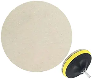 DIY Crafts (Only Felt Pad) Compound Drill Buffing Sponge Pads Car Sanding, Polishing, Waxing, Sealing Glaze (Only Felt Pad) (5 Pcs, 6