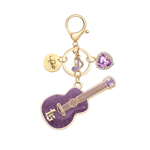 TS-inspired Guitar Keychains, Music Lovers Key Ring, Friendship Gifts for