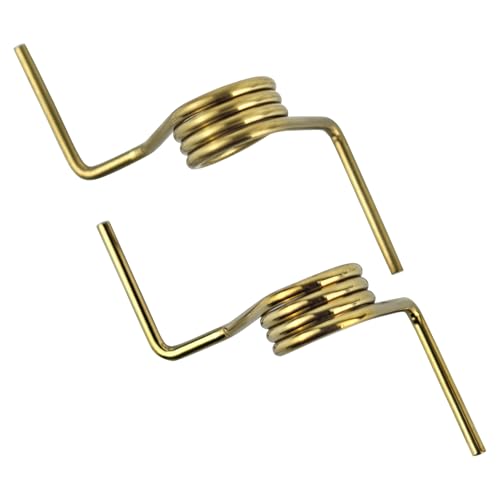 Pacote com 2 molas de porta francesas DA81-01346A DA81-01345B atualizadas, revestimento aprimorado para durabilidade, peças de reposição adequadas para geladeiras Sam-sun* RF267HERS RF267AFWP