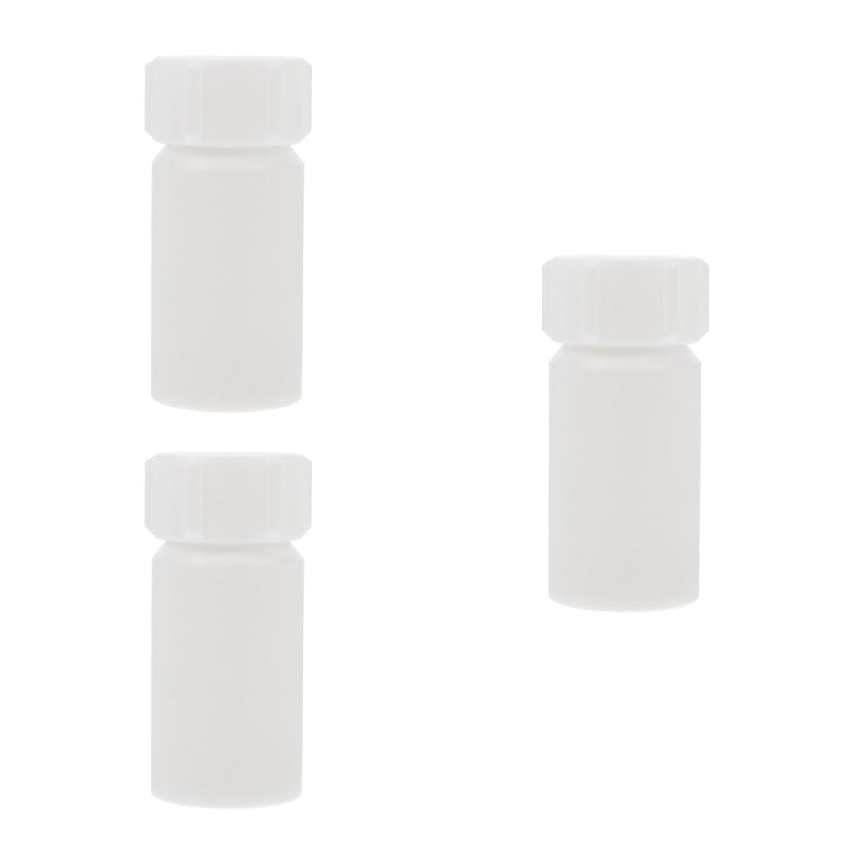 Ciieeo 3 Pezzi Flacone Reagenti Ptfe Leggero e Pratico per Esperimenti Laboratorio Design Semplice e Accessorio Affidabile per Vetreria da Laboratorio